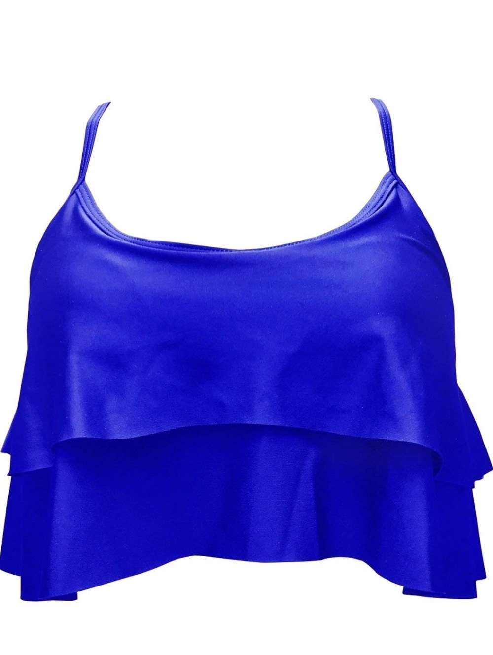 5/$20🌟Women's Royal Blue Ruffle Swim Top